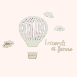 Montgolfière murale