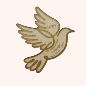 Magnet oiseau en bois