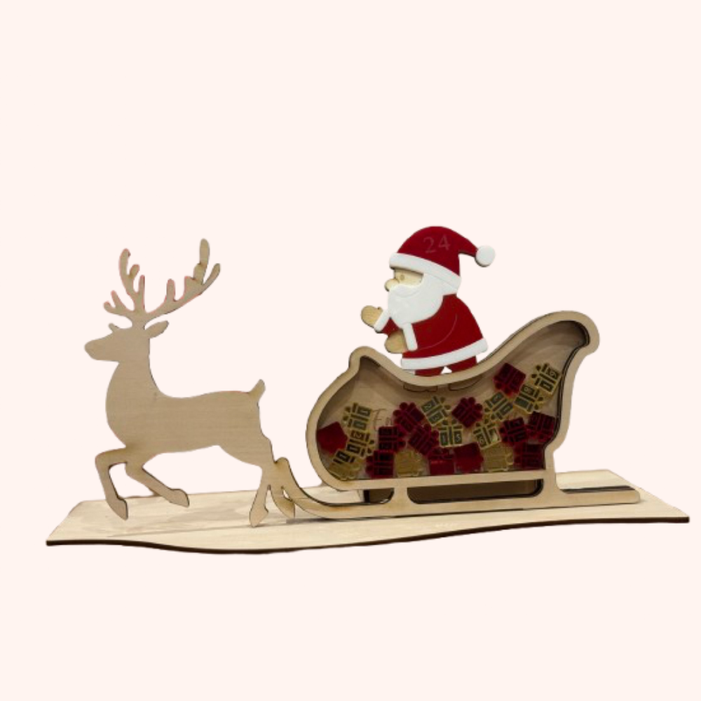Calendrier de l’Avent – Traîneau du Père Noël