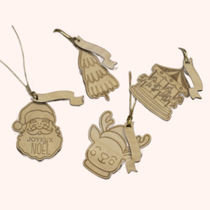 étiquette de noël personnalisable