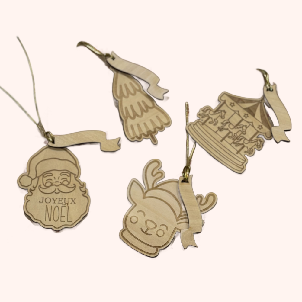 Étiquettes de Noël personnalisables
