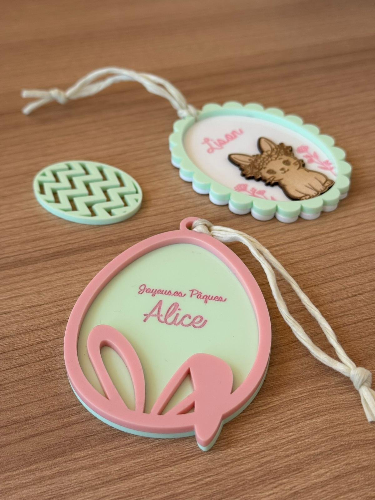 Suspension personnalisée – Joyeuses Pâques