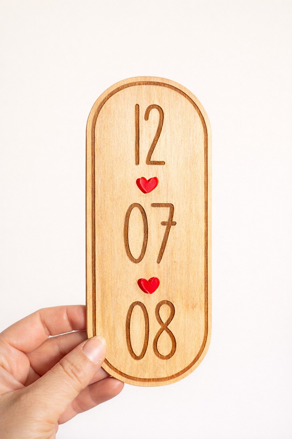 Affichette date personnalisée – Un jour qui compte