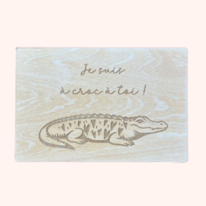 Carte « Je suis à croc à toi ! »