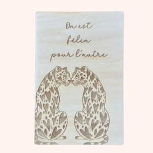 Carte « On est félin pour l’autre »