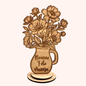 Bouquet éternel personnalisé – Bonne fête Mamie